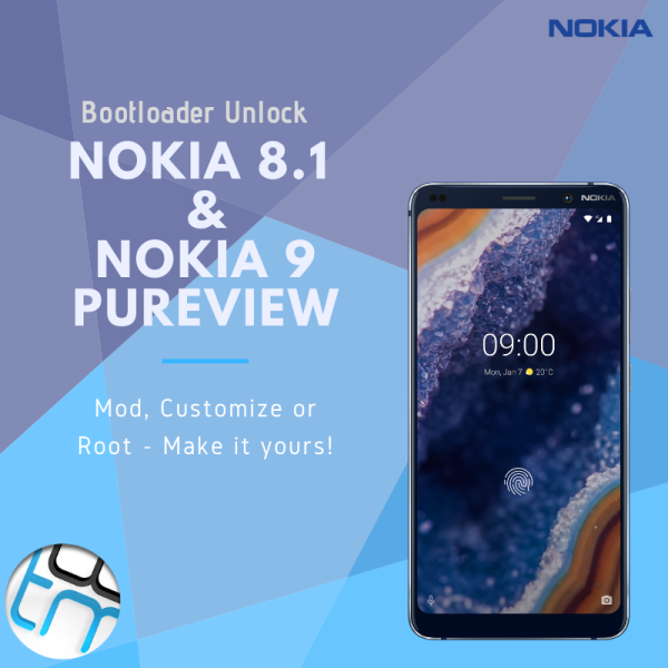 Bootloader Unlock for Nokia 8.1 (X7) and Nokia 9 PureView