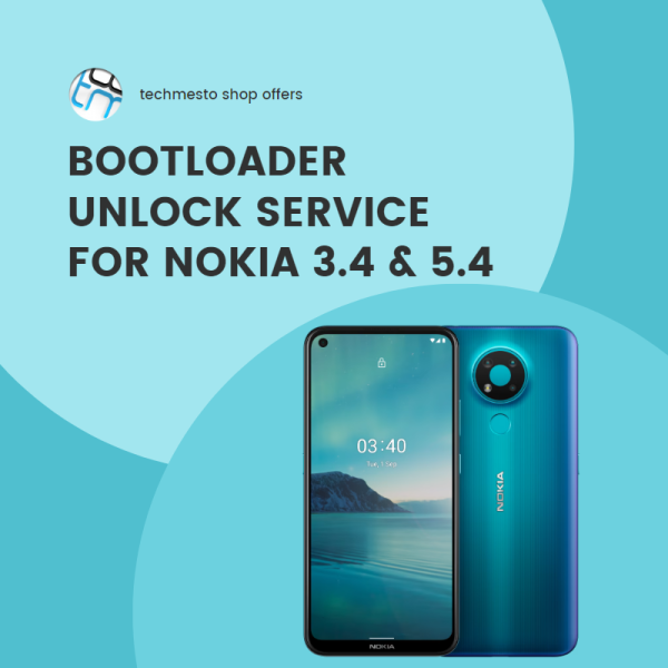 Bootloader Unlock Service for Nokia 3.4 (DRS) and Nokia 5.4 (DRD)